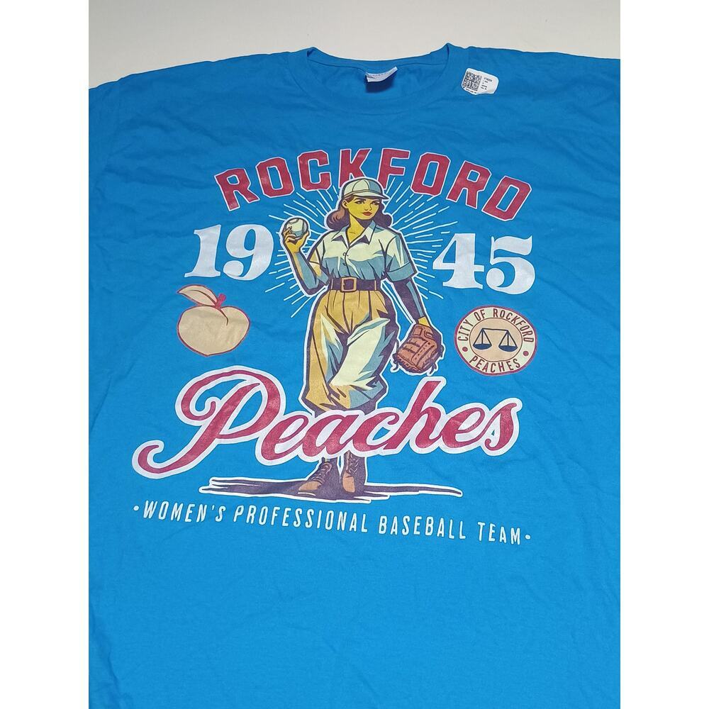Port Authority Graphic Tee 2XL 1945 Peaches Baseball - Picture 2 of 5